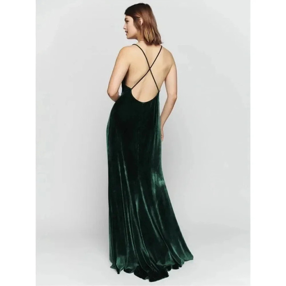 Reformation Rimini Velvet Dress - Picture 3 of 16